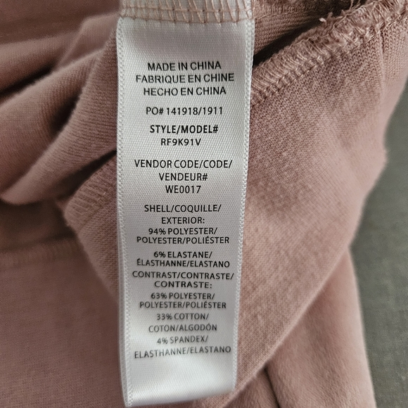 💵3/$20 Splendid Soft velour Long Sleeve Dusty Pink Shirt - Picture 6 of 8